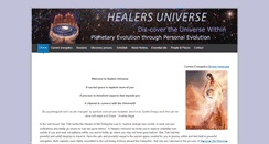 Desktop Screenshot of healersuniverse.com