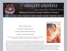 Tablet Screenshot of healersuniverse.com